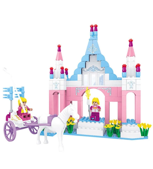 Ausini-Asya Bricks 24502, Fairyland 245 Parça Şato ve At Arabası Temalı Lego Seti - 4