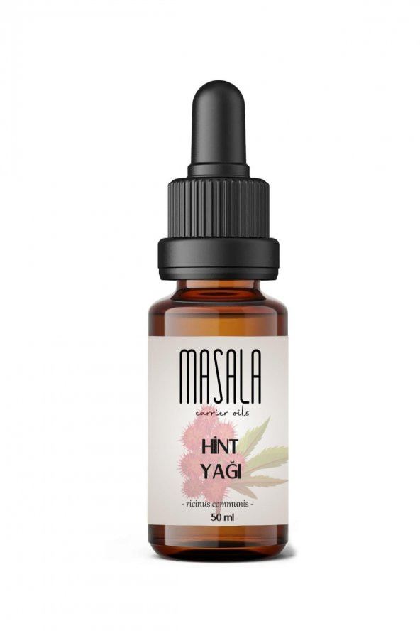 Masala Hint Yağı 50 ml.  (Castor Carrier Oil) - Resim 2