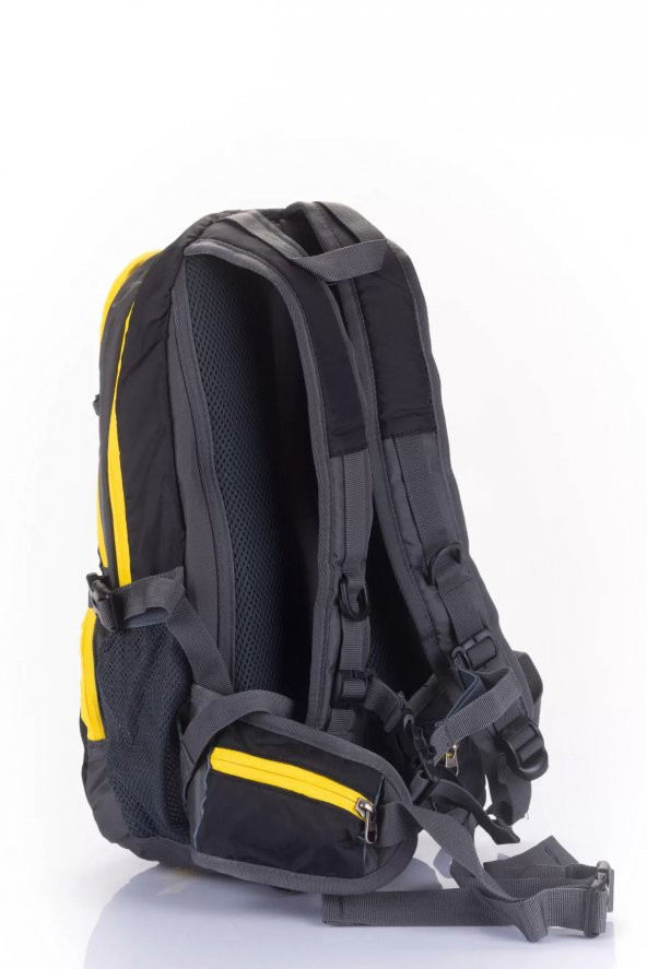 Elatae Çok Gözlü Su Geçirmez Sırt Çantası Siyah 40156 - 3