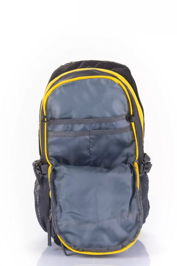 Elatae Çok Gözlü Su Geçirmez Sırt Çantası Siyah 40156 - 4