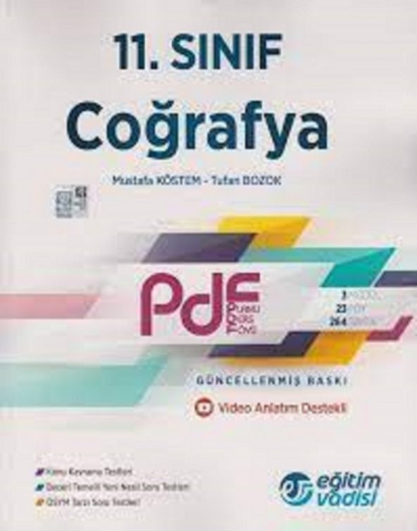 Eğitim Vadisi 11.Sınıf Pdf Coğrafya ( Planlı Ders Föyü )