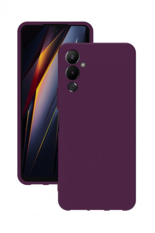 Tecno Pova Neo 4 Uyumlu Kamera Korumalı Rubber Silikon Kılıf - 5