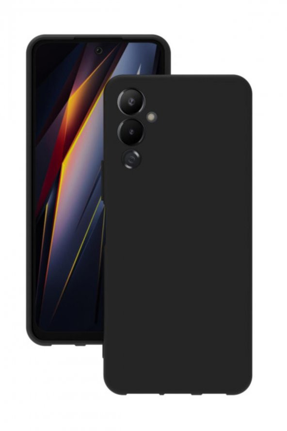 Tecno Pova Neo 4 Uyumlu Kamera Korumalı Rubber Silikon Kılıf - 6