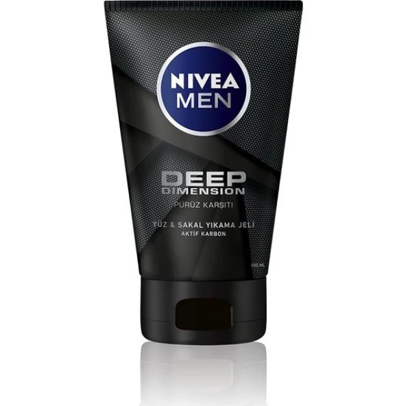 Nivea Men Deep Yüz ve Sakal Yıkama Jeli 100ml