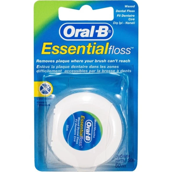 Oral-B Essential Floss Diş İpi Naneli 50 Metre