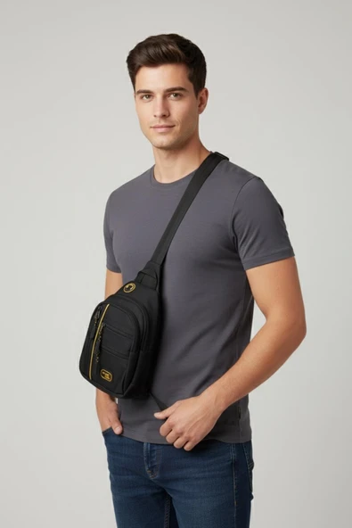 Seventeen 4924 Erkek Kanvas Body Bag Çapraz Çanta - Resim 9