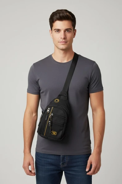 Seventeen 4924 Erkek Kanvas Body Bag Çapraz Çanta - Resim 6