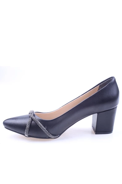 Bilener 450 Kadın Günlük 6 cm Topuklu Cilt Ayakkabı - 5