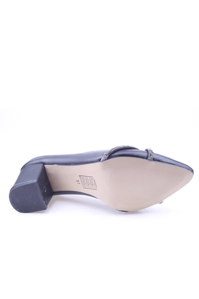 Bilener 450 Kadın Günlük 6 cm Topuklu Cilt Ayakkabı - 9