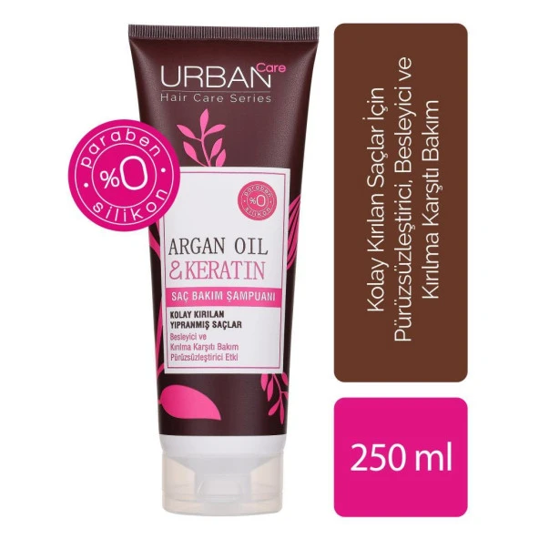 Urban Care Argan Oil & Keratin Saç Bakım Şampuanı 250 ml - 2