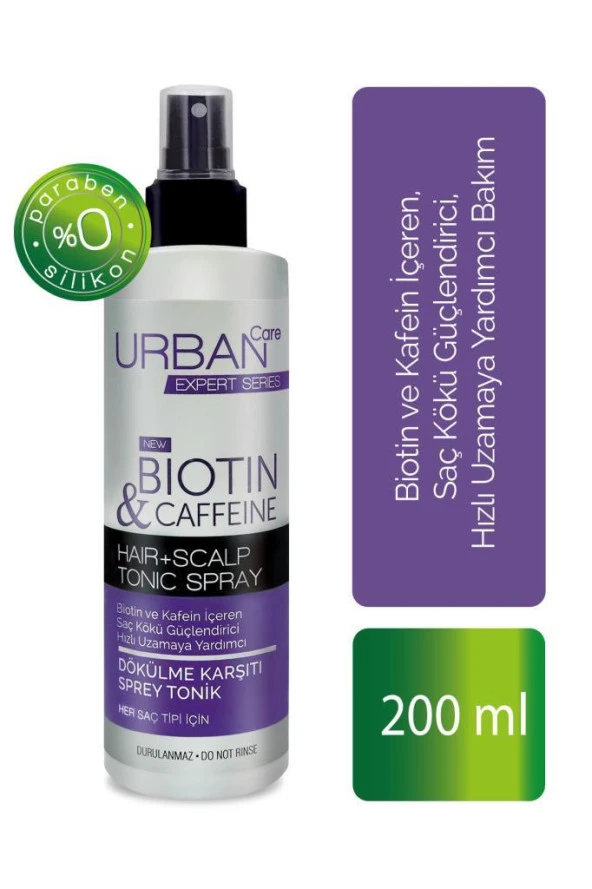 Urban Care Biotin & Caffeine Dökülme Karşıtı Sprey Tonik 200 ml - 2