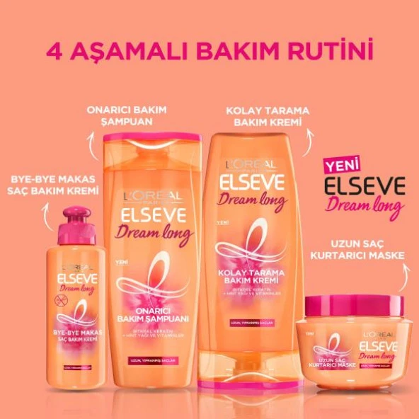 L'Oréal Paris Elseve Dream Long Bye-Bye Makas Saç Bakım Kremi 200 ml - 8