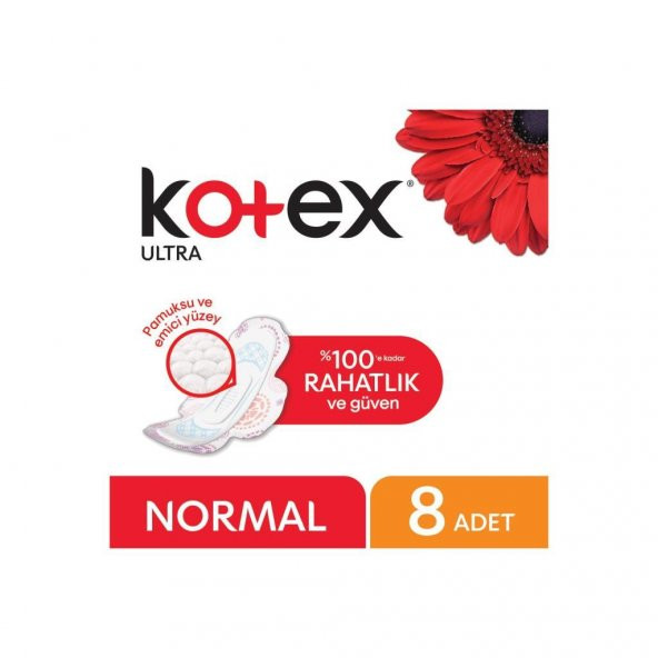 Kotex Ultra Hijyenik Ped Normal 8'li - 2