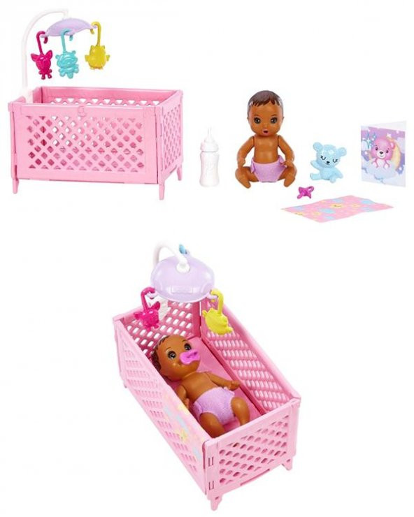 Barbie Bebek Bakıcısı Bebeği ve Aksesuarları HJY34 - 3