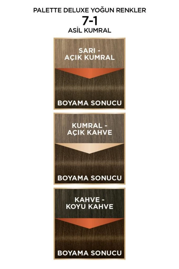 Palette Deluxe Saç Boyası 7.1 Asil Kumral - 3