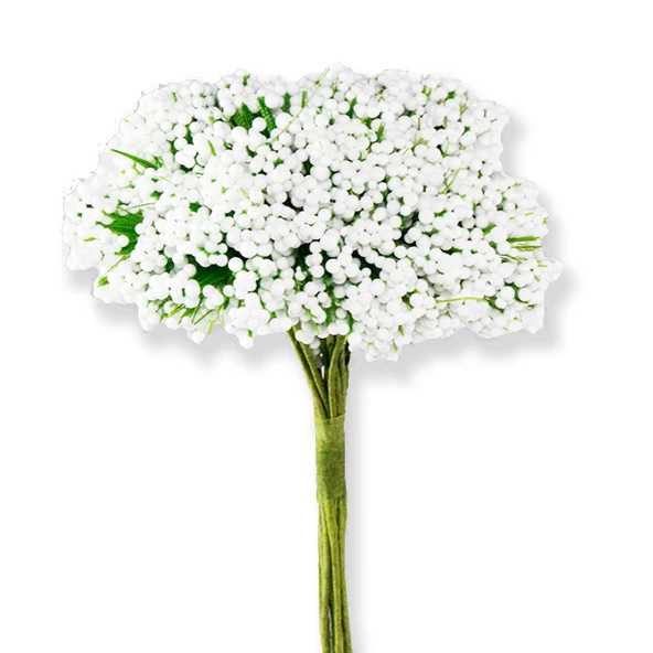 10 Demet (120 Adet) Dökülen Pıtırcık Cipso Çiçek - 3