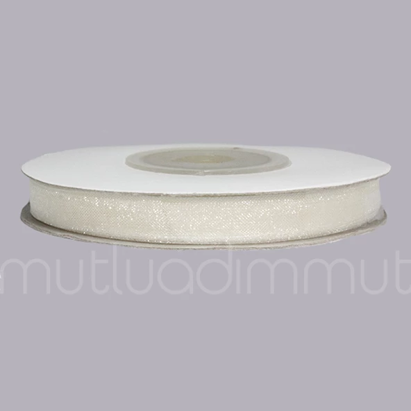 0,8cm X 22,5metre Düz Organze Kurdela - 6