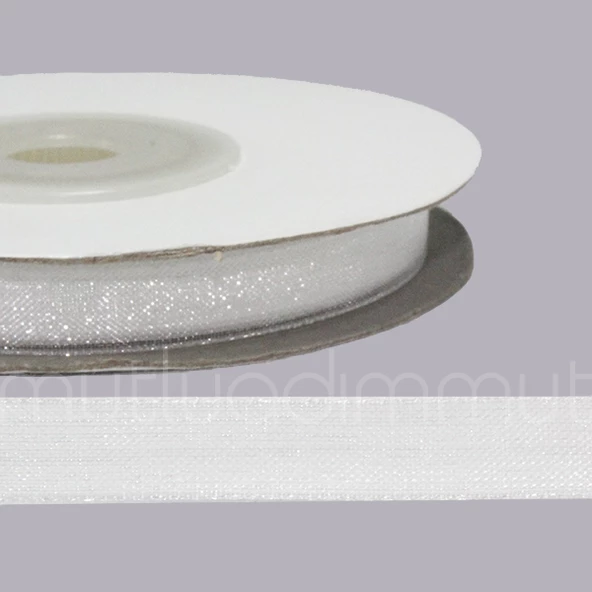 0,8cm X 22,5metre Düz Organze Kurdela - 10