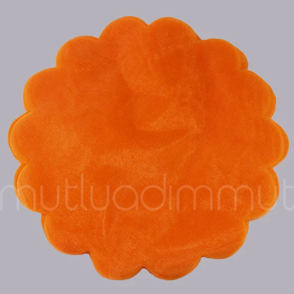 100 Adet Düz Organze Tül 22cm - 5