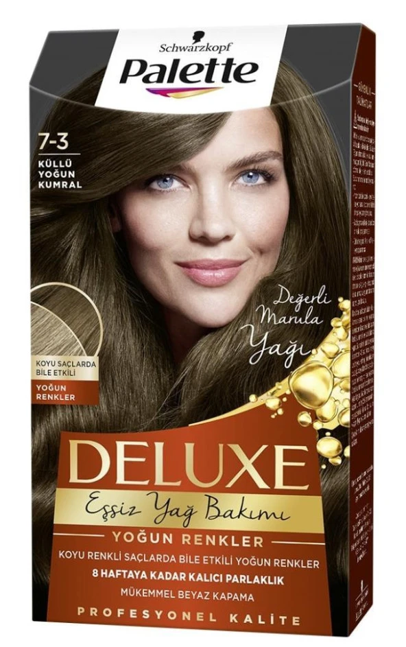 Palette Deluxe Saç Boyası 7-3 Küllü Yoğun Kumral
