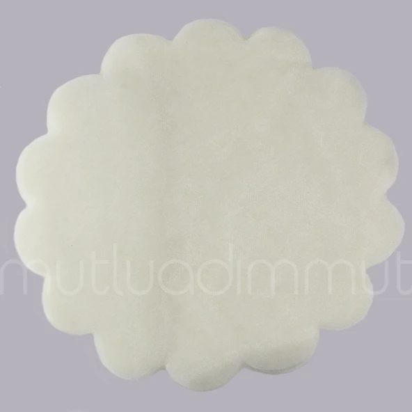 100 Adet Düz Organze Tül 22cm - 2