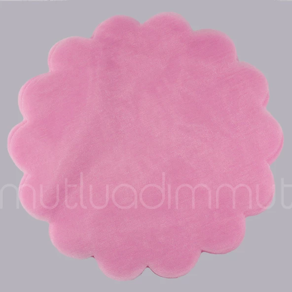 100 Adet Düz Organze Tül 22cm - 4