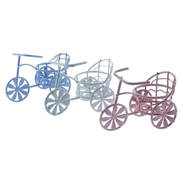 12 Adet Sepetli Metal Bisiklet - 8