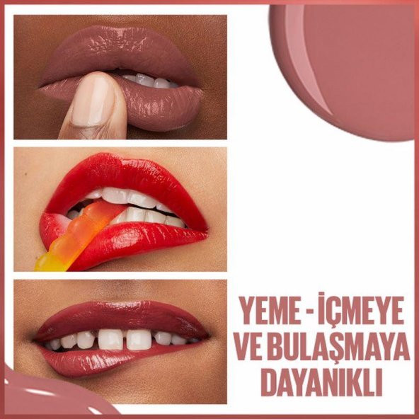 Maybelline New York Super Stay Vinyl Ink Likit Parlak Ruj -130 Extra - 6