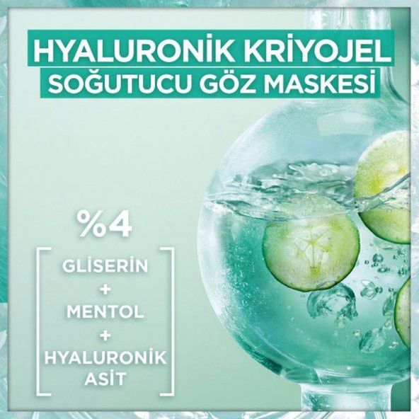Garnier Hyaluronik Kriyojel Yorgunluk Karşıtı Soğutucu Göz Maskesi - 5