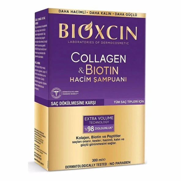 Bioxcin Collagen Biotin Hacim Şampuanı 300 ml