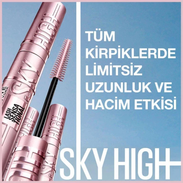 Maybelline New York Lash Sensational Sky High Kahverengi Maskara - 4