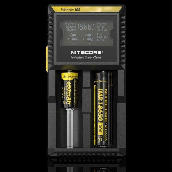 Nitecore D2 Pil Şarj Aleti Li-ion IMR LiFePO4 Dolum Cihazı - 2