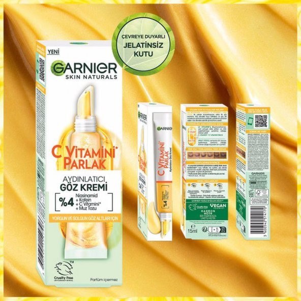 Garnier C Vitamini Parlak Aydınlatıcı Göz Kremi 15 ml - 7