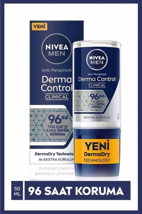Nivea Men Derma Control Clinical Erkek Roll-On 50 ml - 2