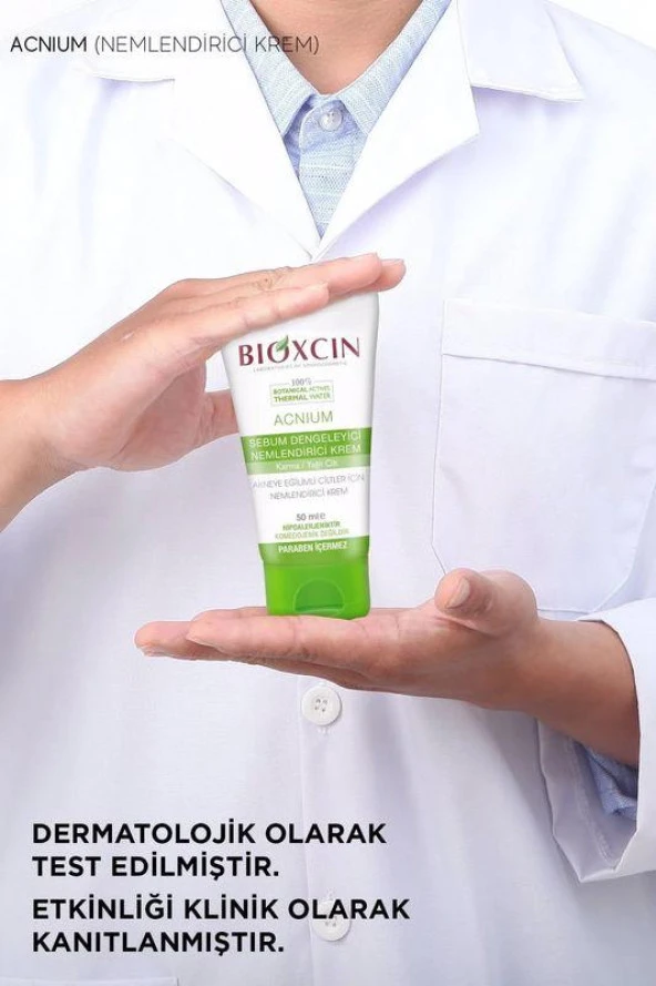 Bioxcin Acnium Sebum Dengeleyici Nemlendirici Krem 50 Ml - 5