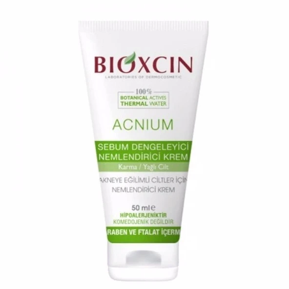 Bioxcin Acnium Sebum Dengeleyici Nemlendirici Krem 50 Ml