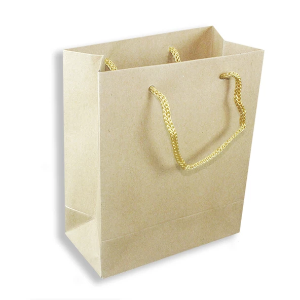 12 Adet 11x14cm Kraft Karton Hediyelik Çanta - 2