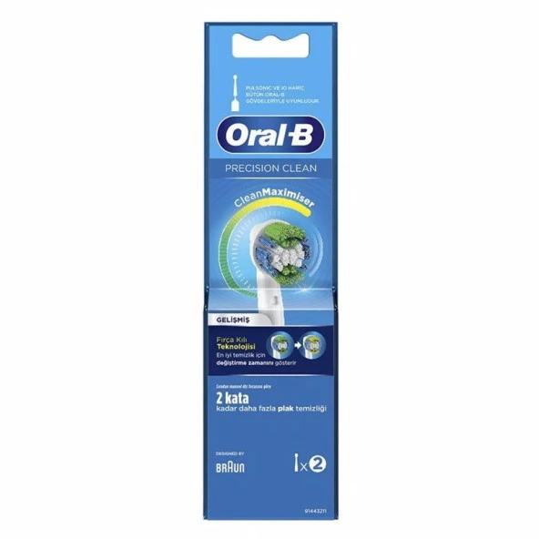 Oral-B Precision Clean Diş Fırçası Yedek Başlığı 2'li