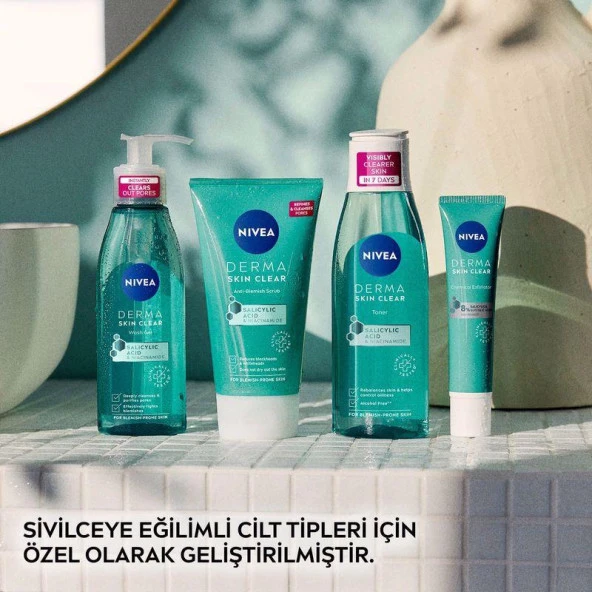 Nivea Derma Skin Clear Sivilce Karşıtı Peeling 150 ml - 4