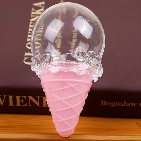 12 Adet 6x11cm Dondurma Külah Plastik Kutu - 5