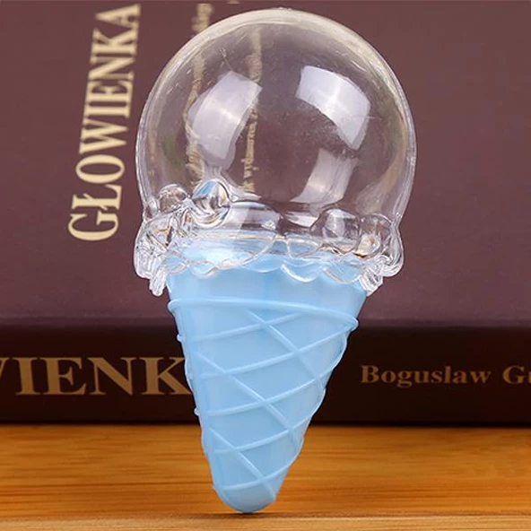 12 Adet 6x11cm Dondurma Külah Plastik Kutu - 2