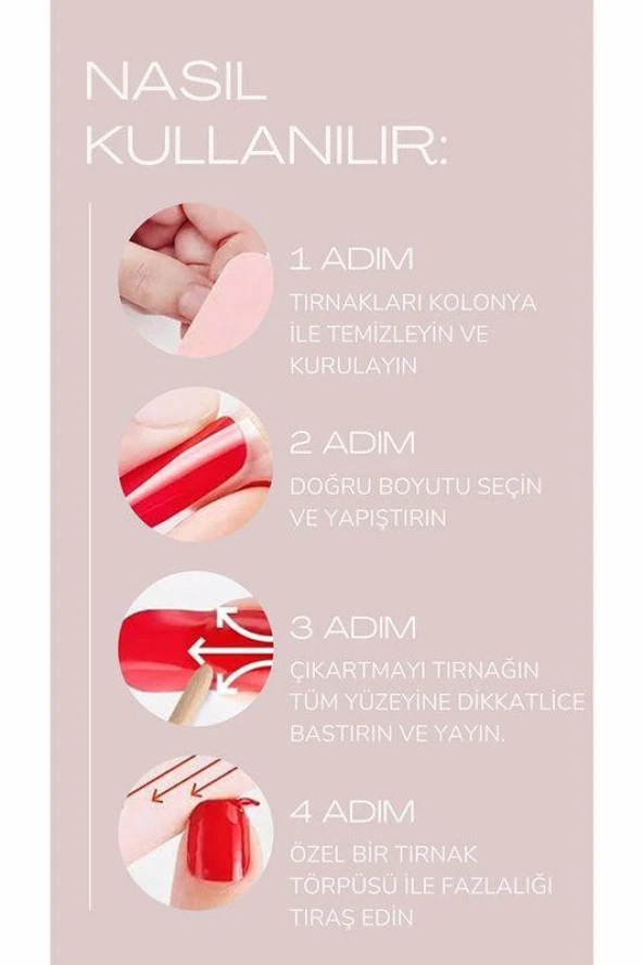 Express Manikür Bej Siyah Leopar Tırnak Stickerı - 2