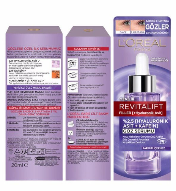 L’Oréal Paris Revitalift Filler Göz Serumu 20 ml - 5