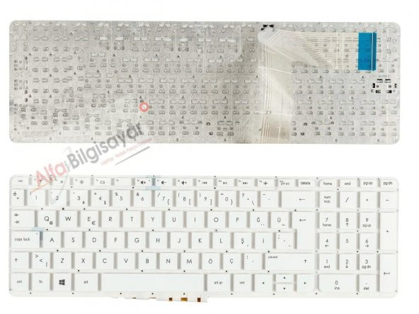 HP Pavilion 15-p251nt (L0E20EA) Klavye Beyaz Renk TuşTakımı Q-Tr A+++ - 3