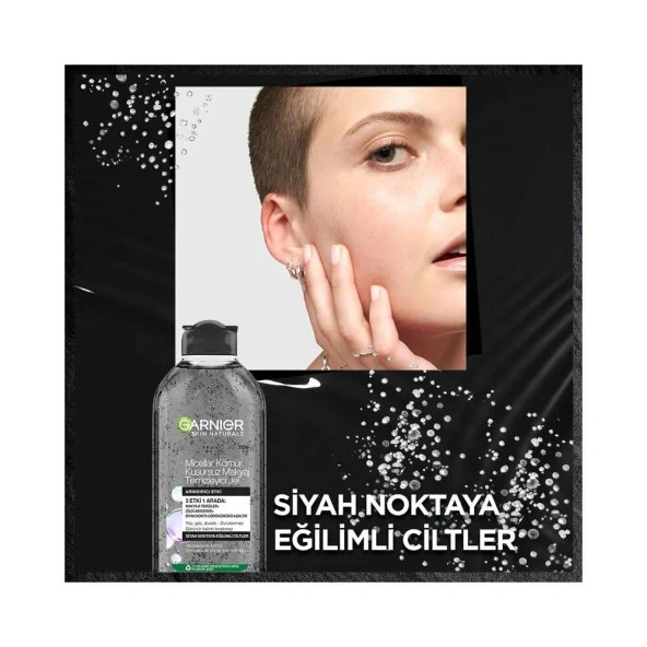 Garnier Micellar Kömür Kusursuz Makyaj Temizleyici Jel 400 ml - 3