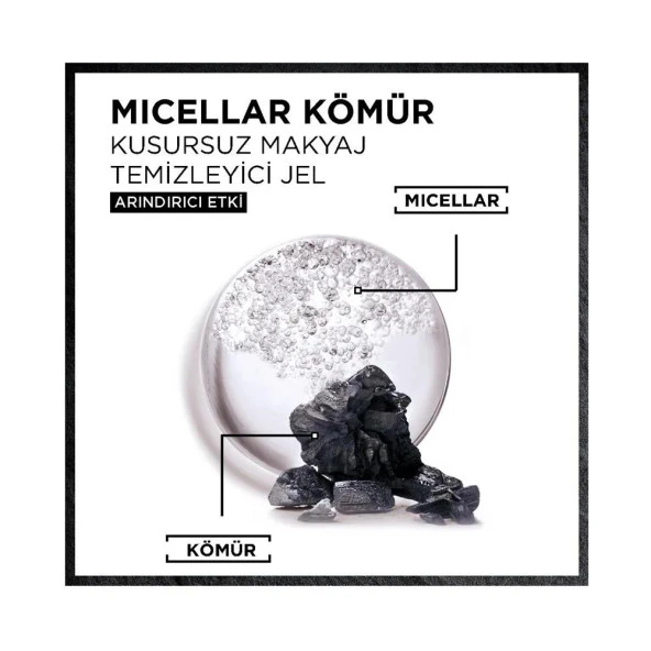 Garnier Micellar Kömür Kusursuz Makyaj Temizleyici Jel 400 ml - 4