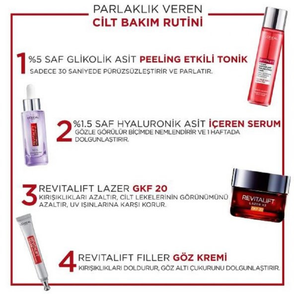 L’Oréal Paris Revitalift Peeling Etkili Tonik 180 ml - 2