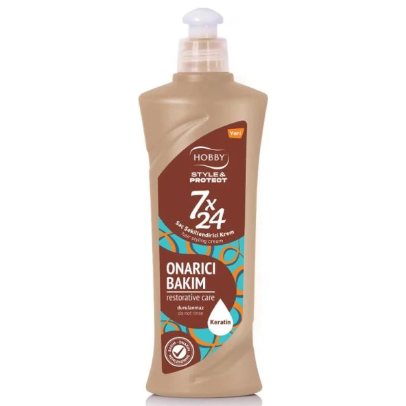 Hobby 7x24 Onarıcı Bakım Saç Şekillendirici Krem 250 ml