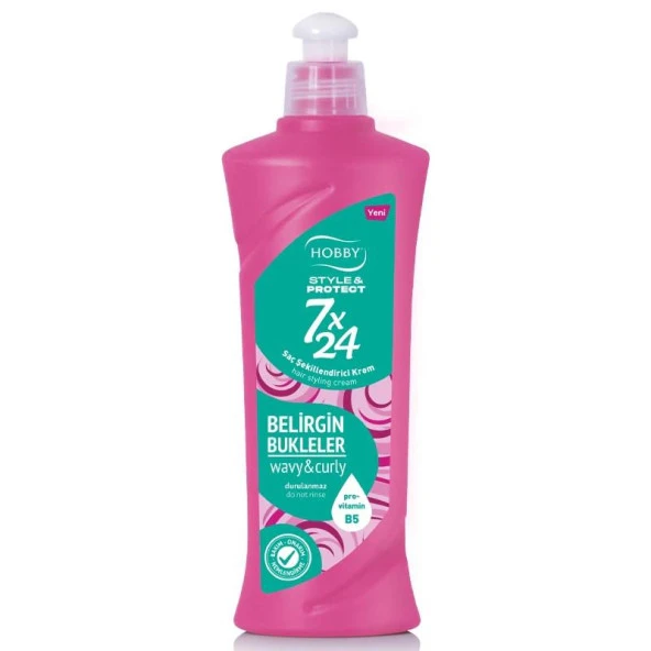 Hobby 7x24 Belirgin Bukleler Saç Şekillendirici Krem 250 ml