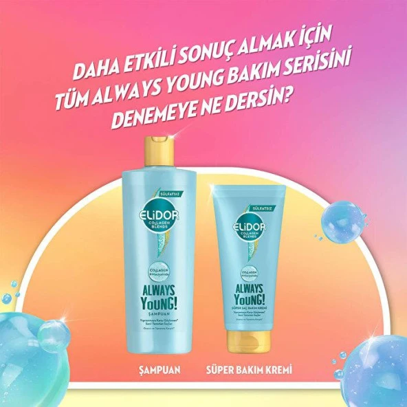 Elidor Collagen Blends Onarıcı Sülfatsız Saç Bakım Kremi 170 ml - 2